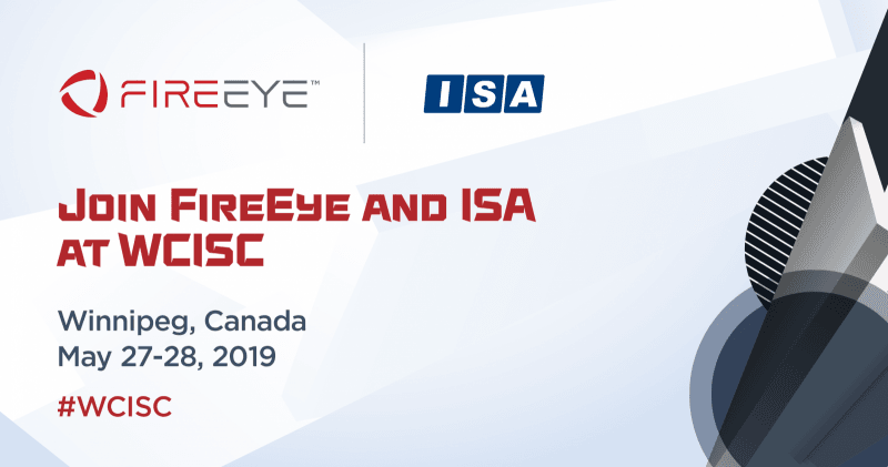 ISA and FireEye are Partners at 2019 Western Canada Information Security Conference WCISC
