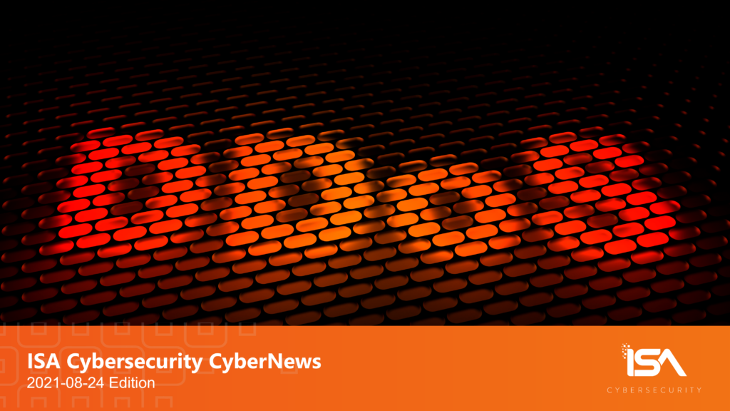 Cyber News Banner 2021-08-24 Edition