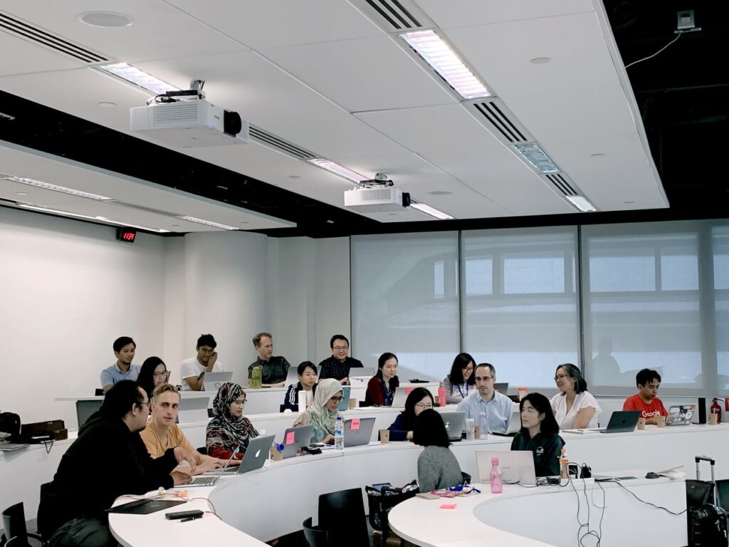 Classroom of students with their laptops