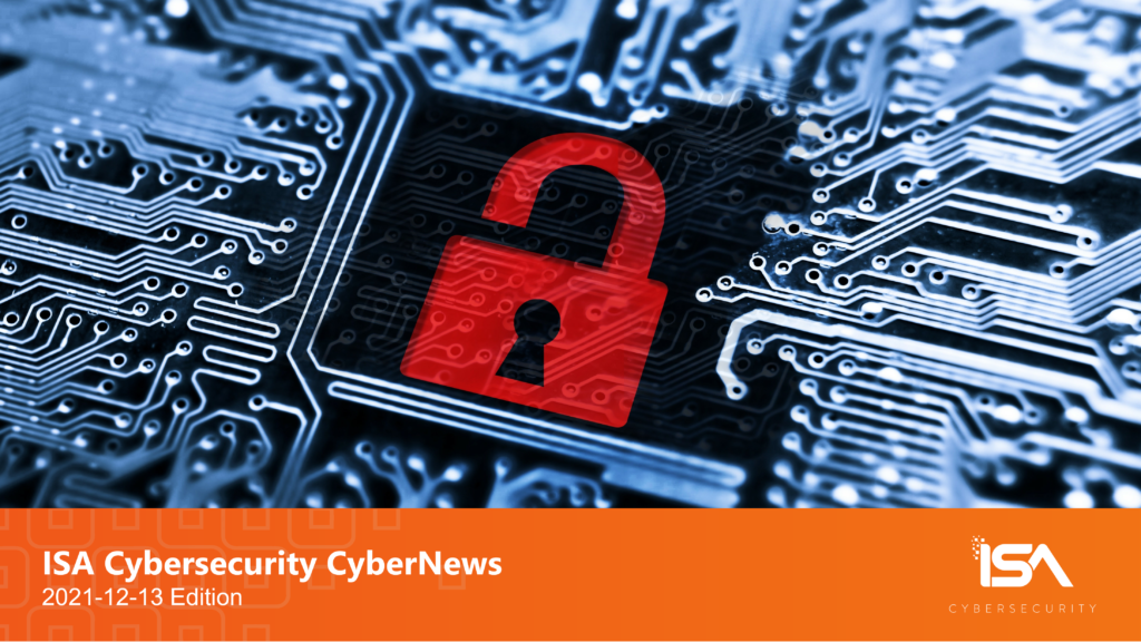 Cyber News Banner 2021-12-13 Edition