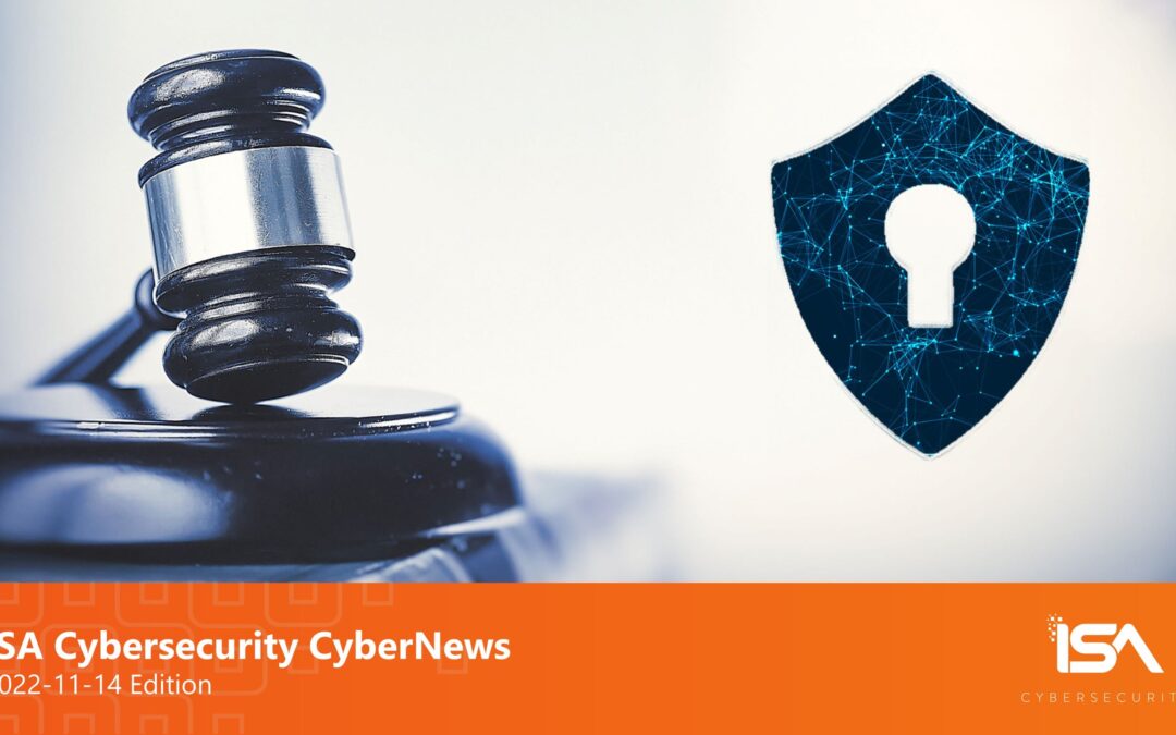 Latest Cybersecurity News 2022-11-14 Edition
