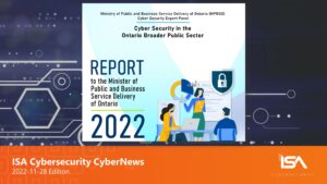ISA CyberNews 11-28-2022