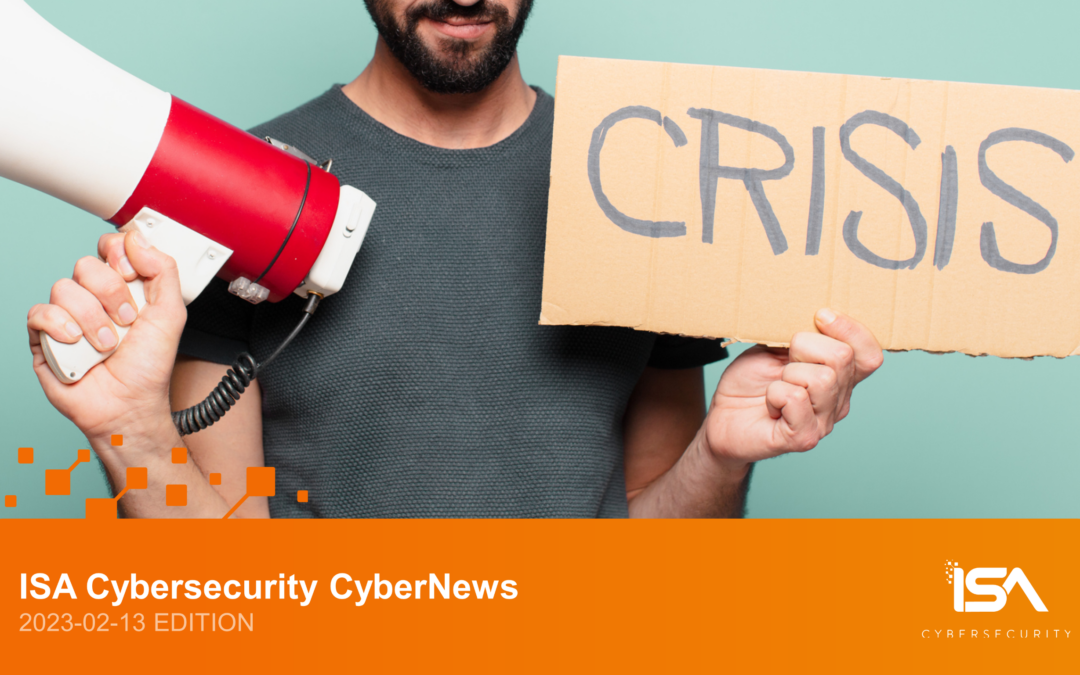 Latest Cybersecurity News 2023-02-13 Edition
