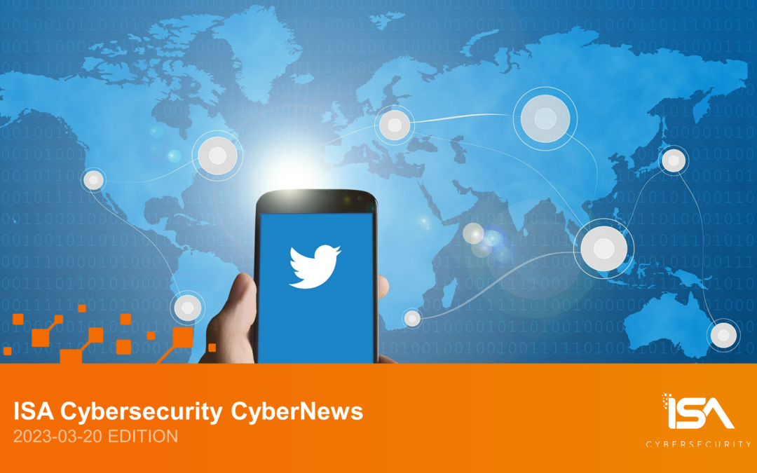 Latest Cybersecurity News 2023-03-20 Edition