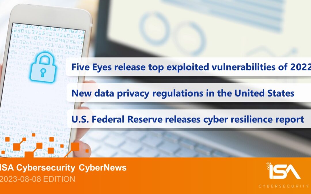 Latest Cybersecurity News 2023-08-08 Edition
