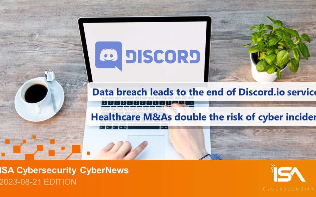 Latest Cybersecurity News 2023-08-21 Edition