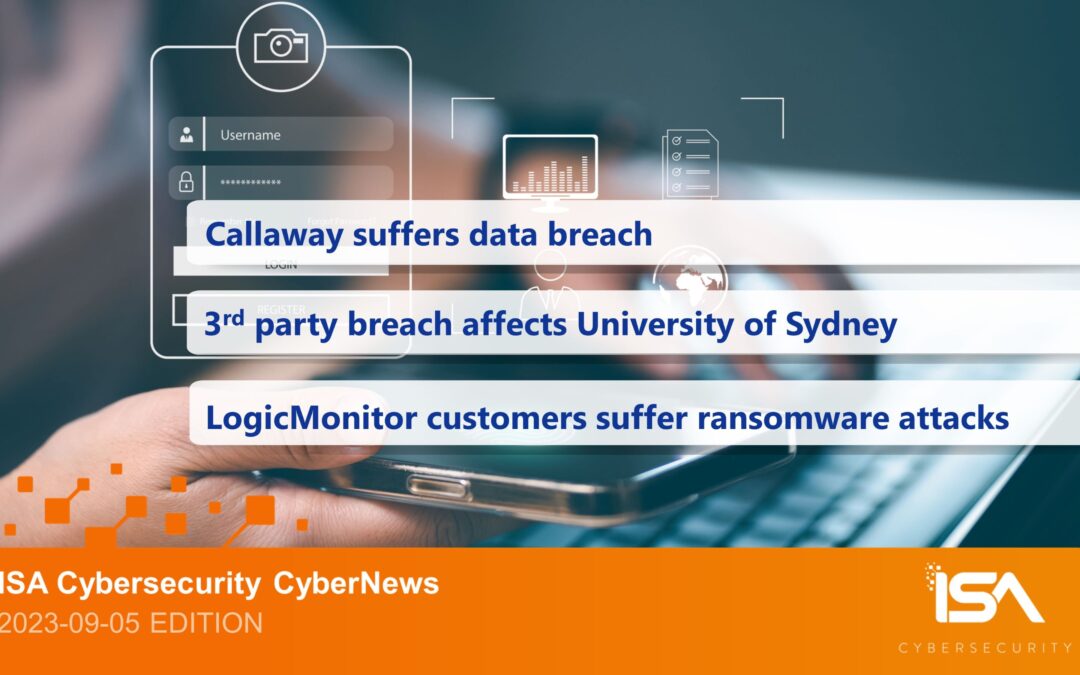 Latest Cybersecurity News 2023-09-05