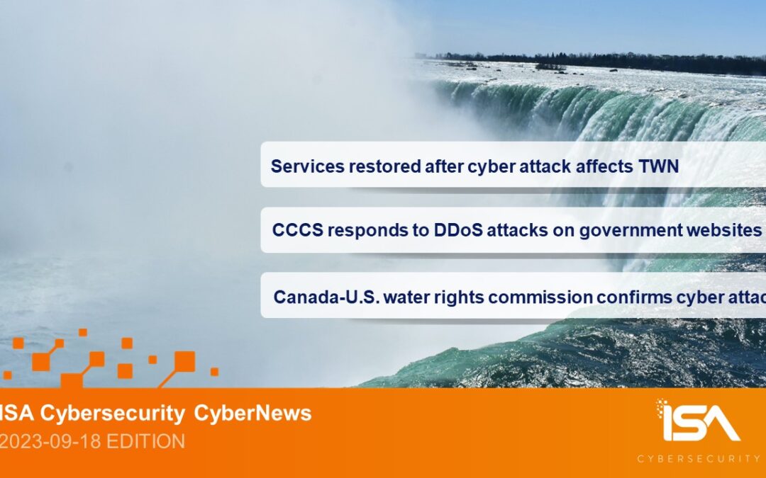 Latest Cybersecurity News 2023-09-18